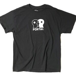 Portal Wavelength Black T-Shirt Size XL